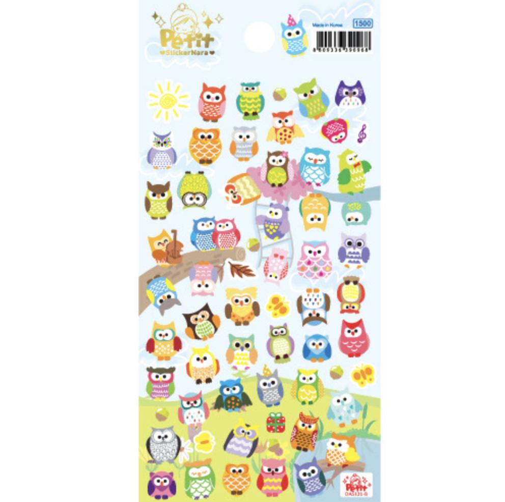 Petit Fancy Sevimli Hayvan Çıkartmaları (Her Biri 10 Adet) - 27 Seçenek (Üç Boyutlu/Kore/Dekorasyon/Kendin Yap Scrapbooking)