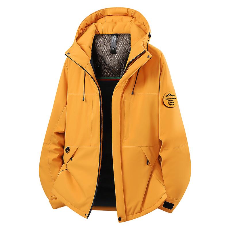 Goldene Schuppe Herren & Damen Winter Wasserdichte Wolljacke - 2025 Outdoor Winddicht, Verdickt für Wärme