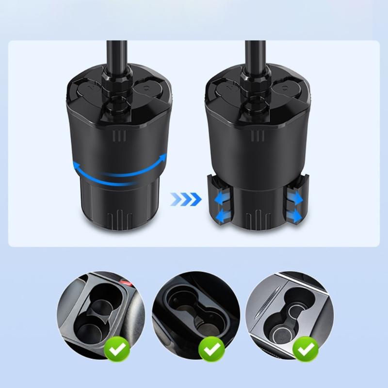 Water Cup Holder Container Phone OrganizersCar Interior Accessories Mobile Phone Bracket Stand Rack Cellphone Organizers