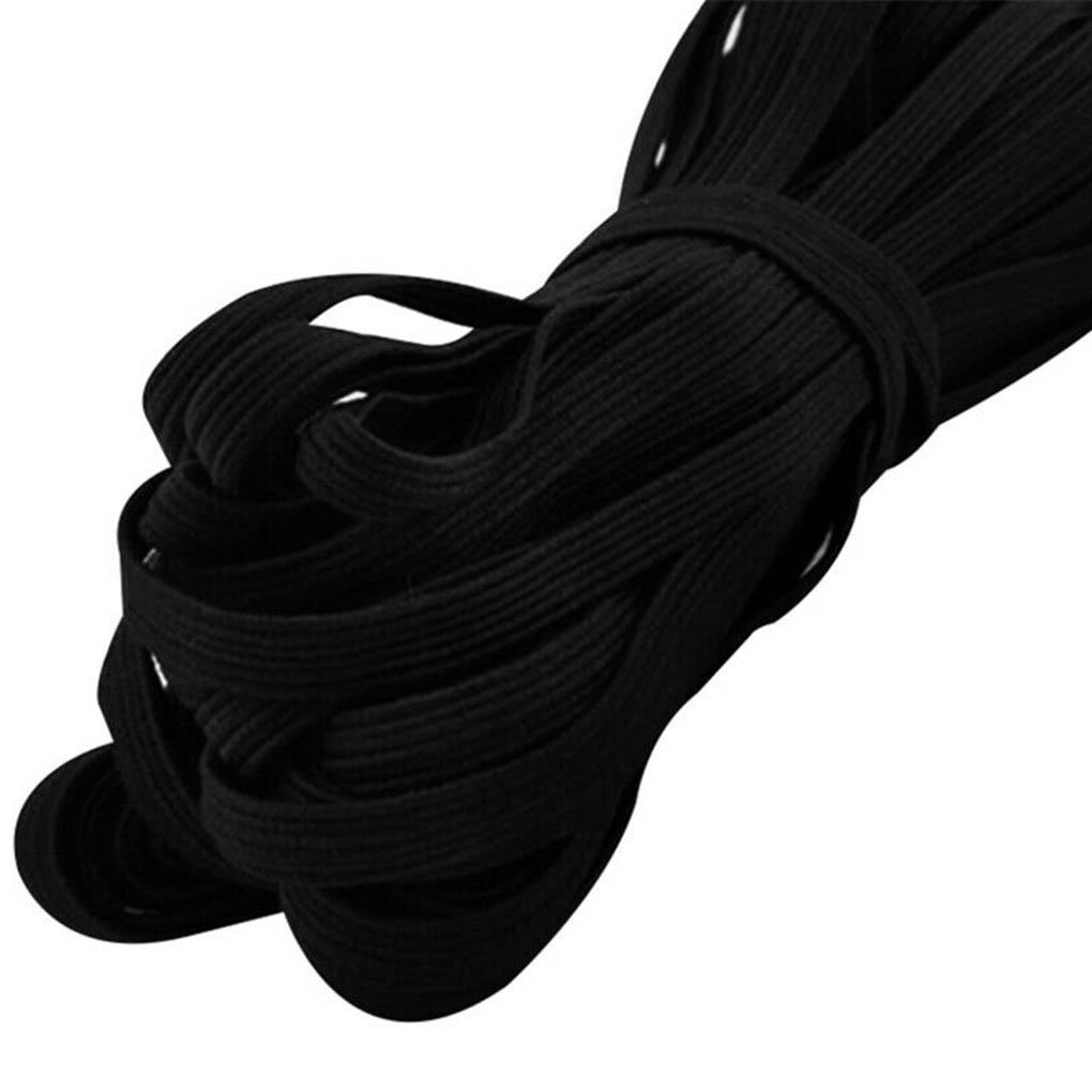 Эластичная лента для одежды, брюк, шитья, ремонта, сделай сам, полиэстеровая эластичная лента black