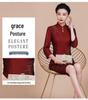 Elegant Mom's Plus Size Qipao Dress for Wedding or Celebration