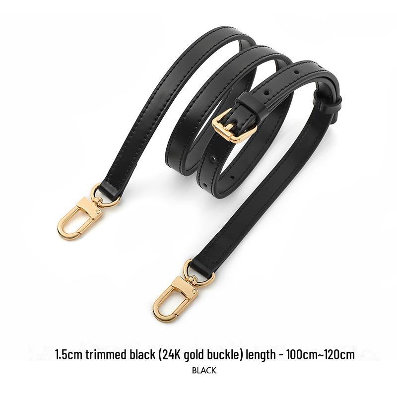 A-53 Two-Layer Cowhide Adjustable Wide Shoulder Strap for L Bag or Replacement