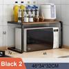 Kitchen Shelf Countertop Storage Rack Double-Layer Oven Microwave Oven Shelf Desktop Storage Rack Kitchen Baker's Rack