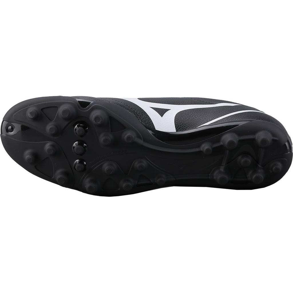 Mizuno Folgado Ag Wide Round Toe Lace-Up Ag (Rubber Short Studs) Artificial Grass Non-Slip Fit Soccer Shoes Men soccer shoes Black White P1GA189301