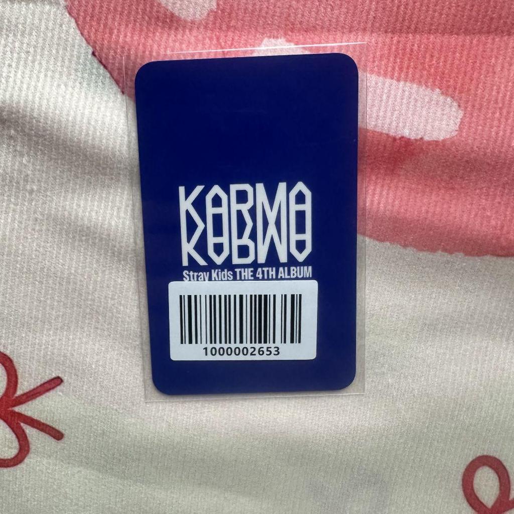 [USED] Straykids Purchase Bonus Pre-list KARMA fans Changbin trading card