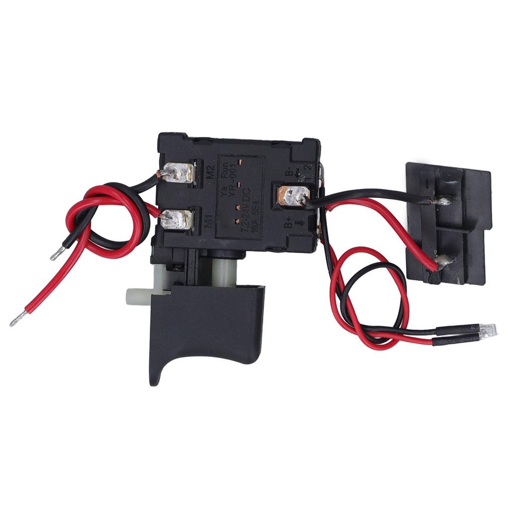 Akumulátorová vrtačka Spínač spouště Regulace otáček Náhradní CW CCW Nastavitelný s malým světlem pro Da