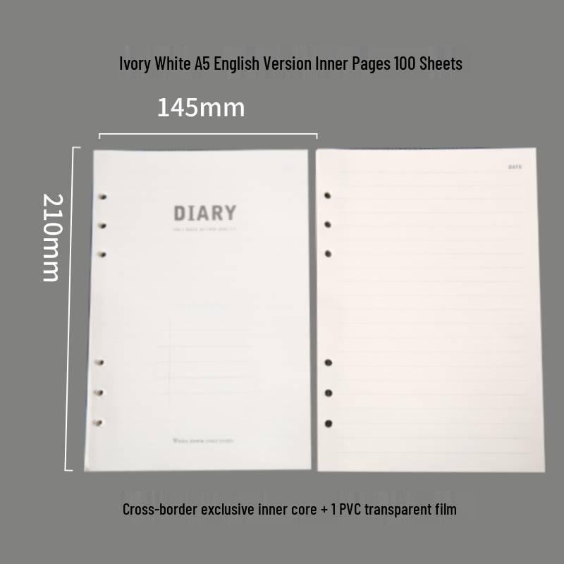 Korean-Style A6 Cute Loose-Leaf Notebook & Multifuntional Diary