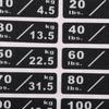 Weight Stack Labels Weight Stickers 10-260lbs Number Stickers for Fitness Equipment Workout Indoor Gym Machine Attachments