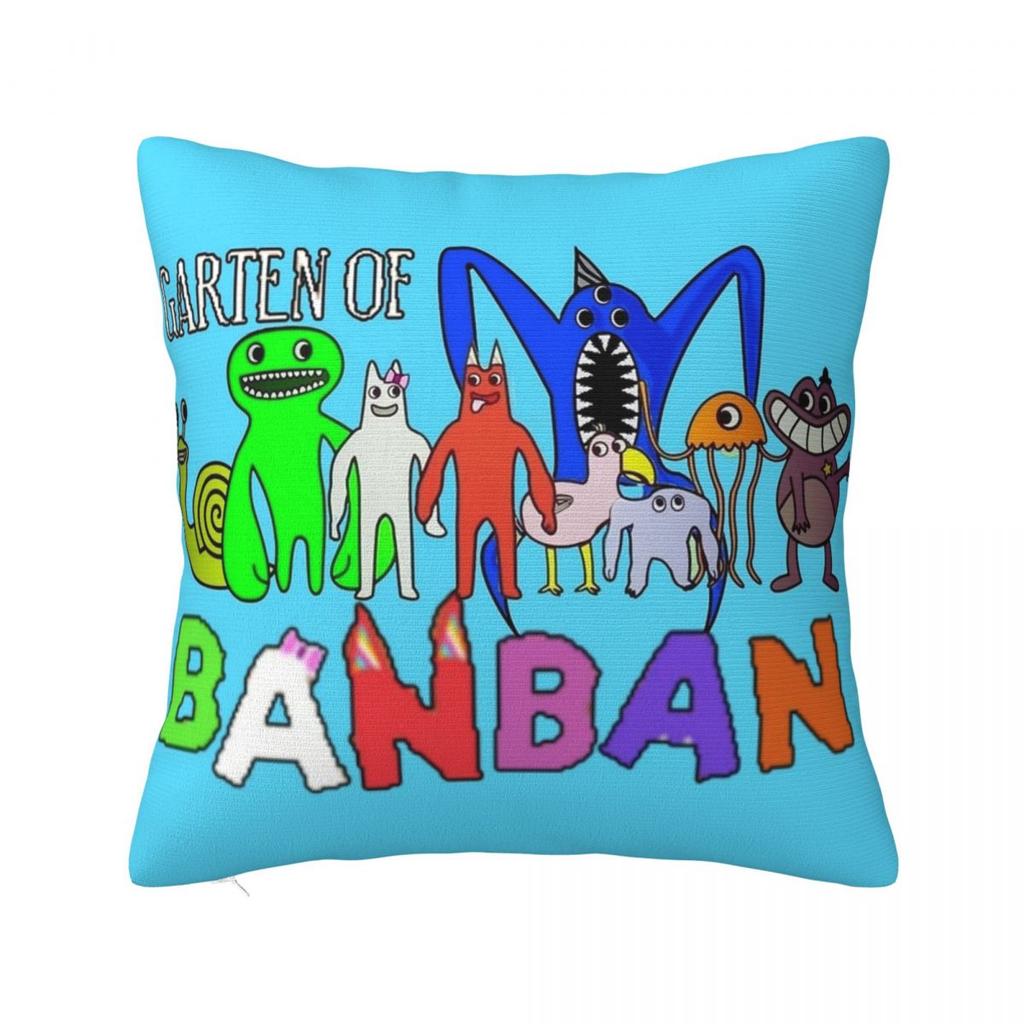 Garten Of Banban Group Cartoon Square Pillow Cases Jumbo Josh Cushion Cover Novelty Decorative Pillowcase For Seat 45X45Cm