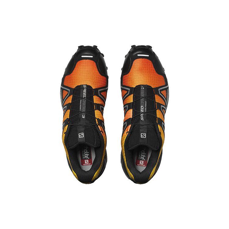 SALOMON Speedcross 3 Trail-Laufschuhe Unisex-Sneaker Schwarz Orange 416354
