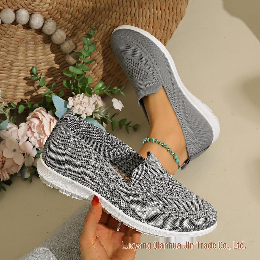 Spring Breathable Women's Casual Shoes - Plus Size Old Beijing Cloth Style