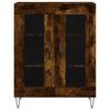 Highboard Smoked Oak 69.5 x 34 x 180 cm Particleboard
