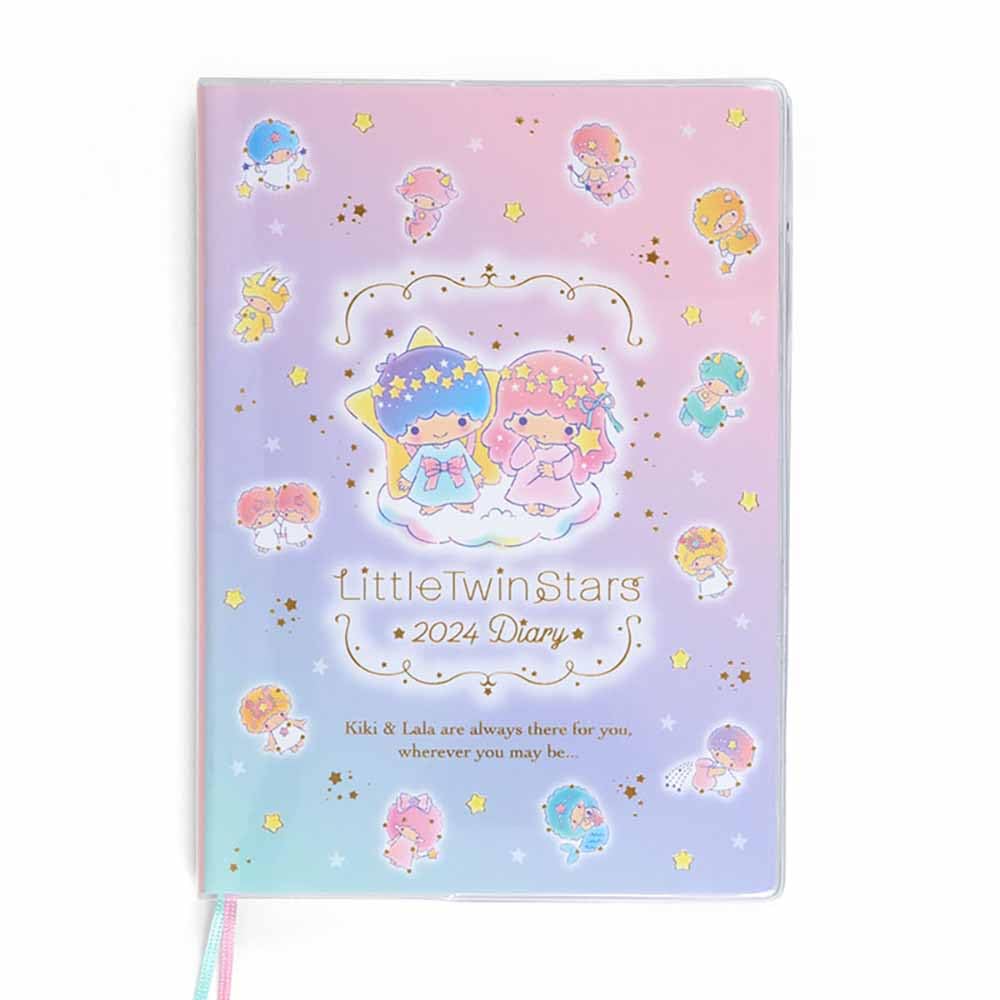 Sanrio Little Twin Stars B6 Diary 2024 703907 (Lined)