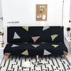 Armless Sofa Cover, Fully Enclosed Integrated Sofa Cover, Foldable Sofa Bed Cover, Fabric, Double and Triple Bed, Dust-proof