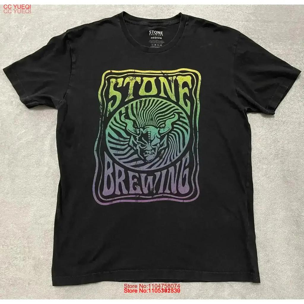 Stone Brewing Gargoyle Stoner 60s Hippy Font T Shirt Unisexs M Arrogant Bastard Vintage Fashion Soft Slightly Streetwear