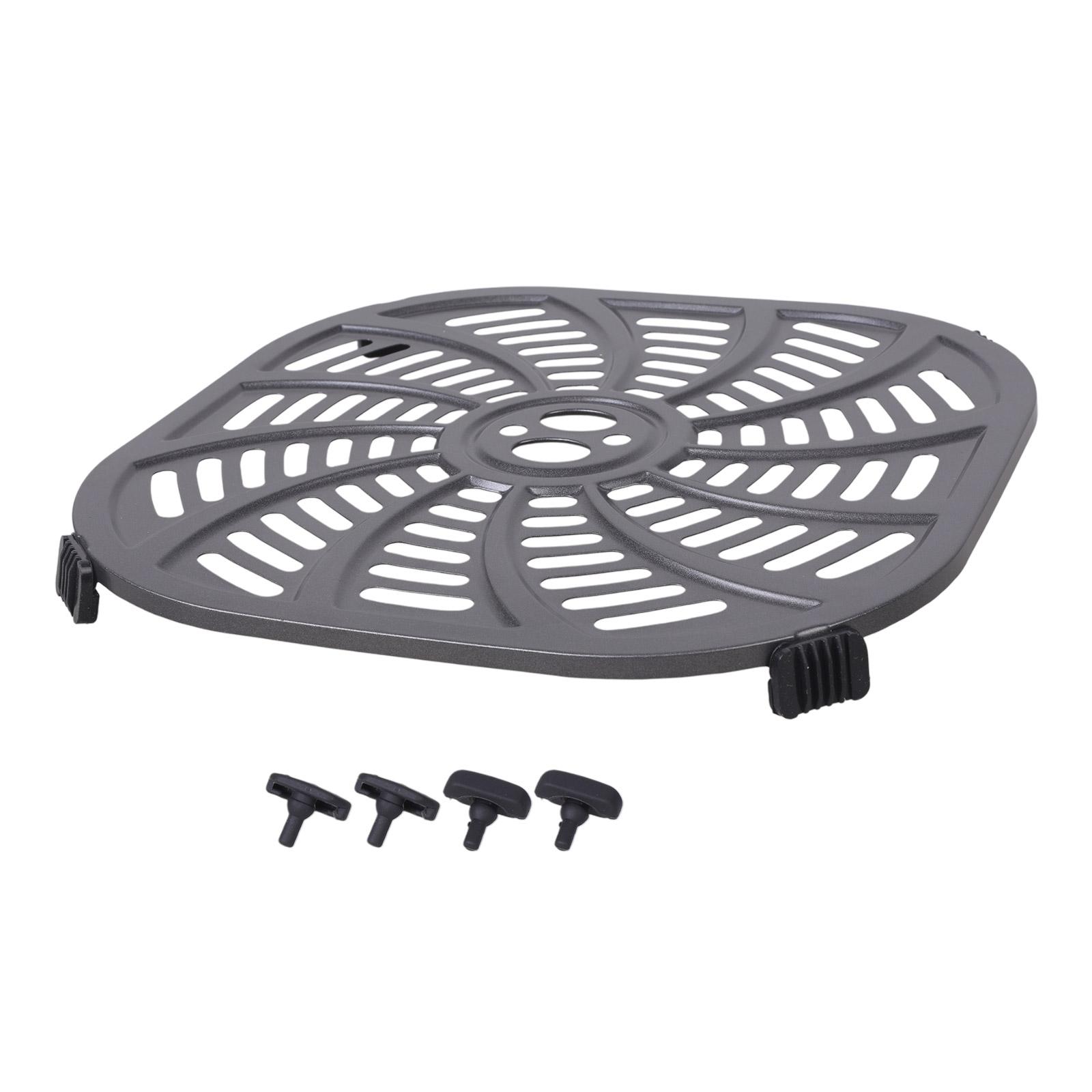 

Коврик для аэрофритюрницы Тарелка для аэрофритюрницы Квадратный поддон для аэрофритюрницы Пластина для гриля Многофункциональный кухонный инструмент для аэрофритюрниц 6QT