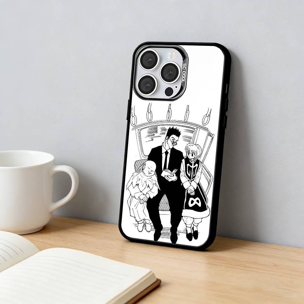 leorio & kurapika Phone Case For iPhone 17,16,15,14,13,12,11 Plus,Pro Max,XS,Colorful Silver Phone case Funda Cover