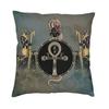 Ancient Egyptian Anubis Cushion Cover Double Side Print Hieroglyphics Throw Pillow Case For Car Cool Pillowcase Home Decorative