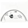 Half-Moon Dimmable Ring Light for Shadow-Free Cross-Border Nail Art