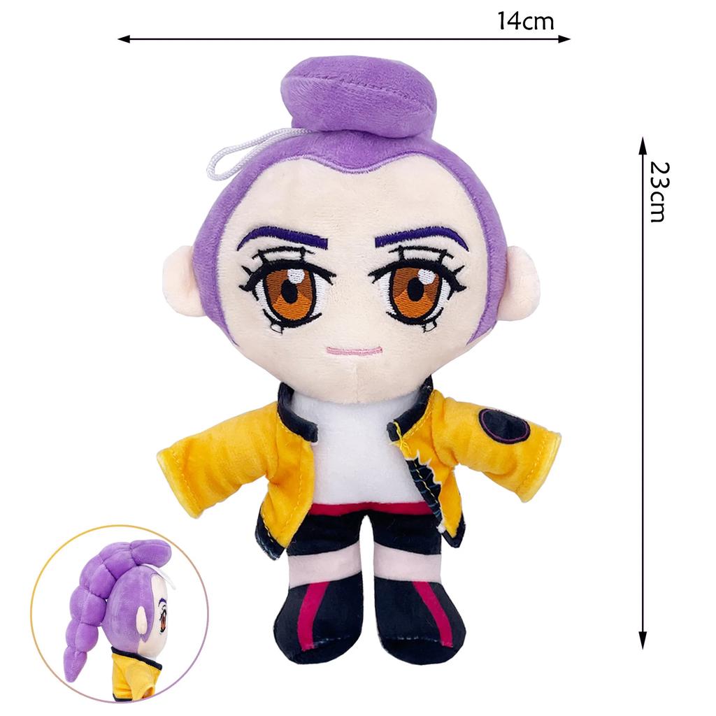 Anime Kpop Demons Hunters Plush Rumi Mira Zoey Figure Monster Hunt Girl Group Plush Doll Toy Fans Gift Party Desk Decoration