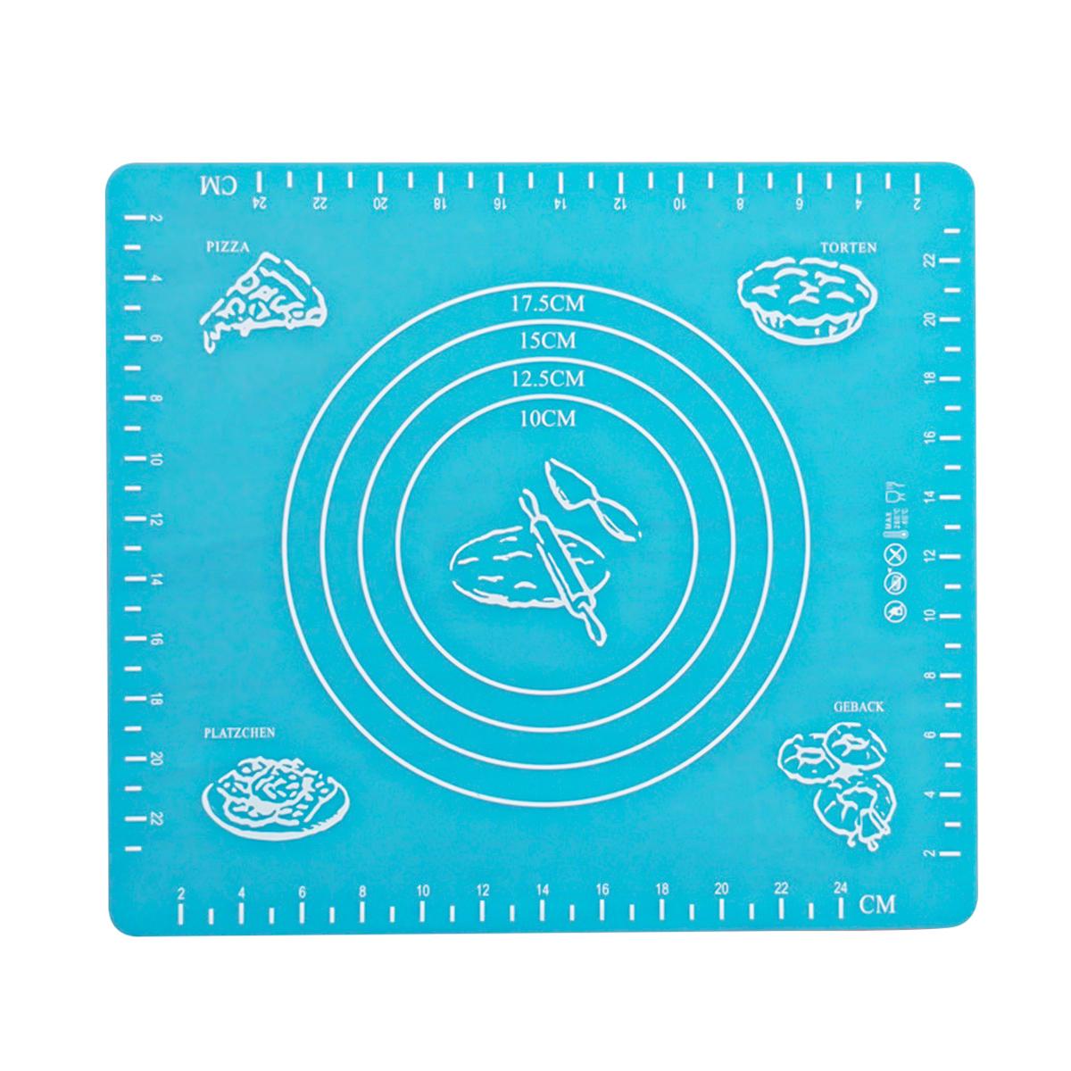 

1шт. антипригарный силиконовый коврик для раскатывания теста, форм для выпечки тортов 26x29cm