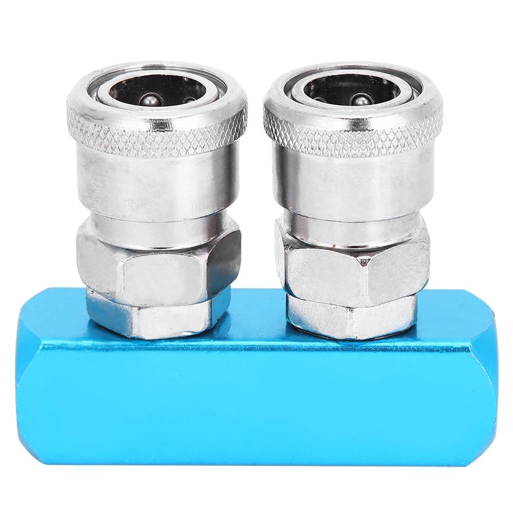 Air Compressor Quick Connector Coupler Pneumatic Fittings Aluminum Alloy Push‑in Connection
