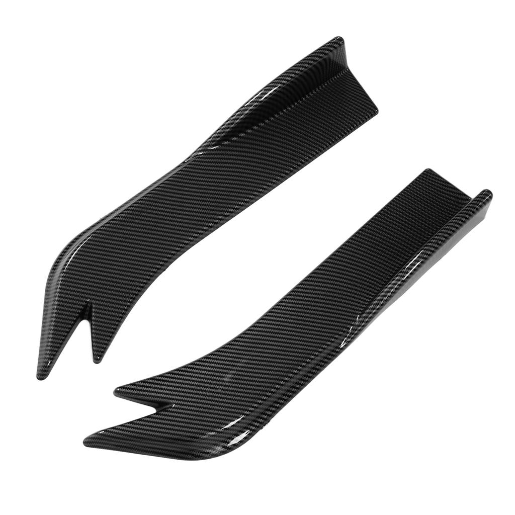 2 Stück Auto Stoßstange Hinten Lippe Diffusor Splitter Seitenschweller Canard oder mit Befestigungsschrauben