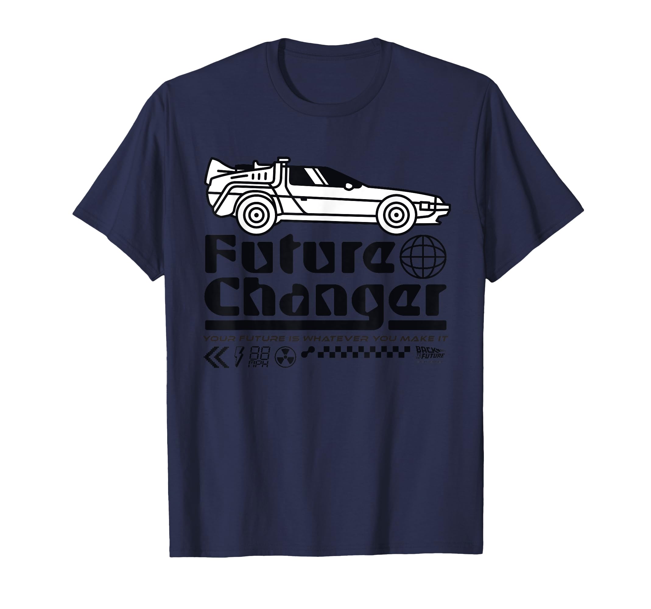 Back to the Future Time Machine Future Changer Retro T-Shirt