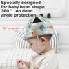 Soft Comfortable Head Security & Protection Adjustable Hats Baby Toddler Cap Anti-Collision Protective Hat Baby Safety Helmet