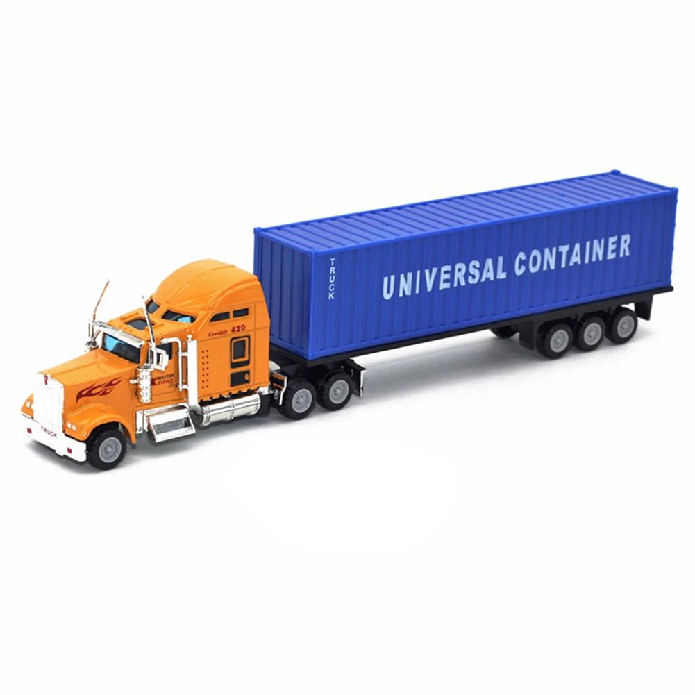 Mini Diecast Simulation Alloy Car Carrier Truck Model Boy Christmas Toys Miniature Vehicles Carrier Truck For Kids