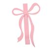 2 PCS Pink Bow Over The Door Hook Metal Door Towel Hanger Hook for Cabinets Living Room Bathroom Bedroom Kitchen