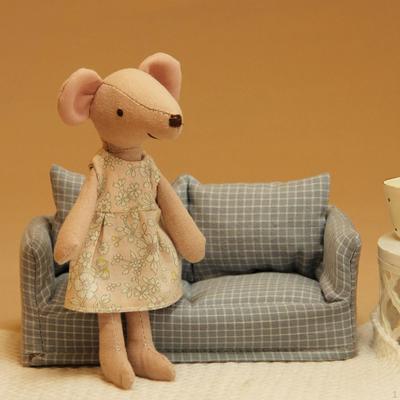 1/12 Domek dla lalek Sofa Mebel Zabawka Ogród wróżek Prezent urodzinowy Symulacja Udawana zabawa Rekwizyty Mini