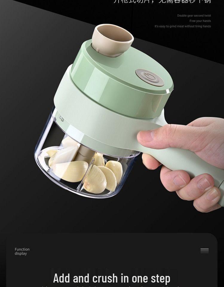 Wireless Electric Mini Vegetable & Garlic Chopper