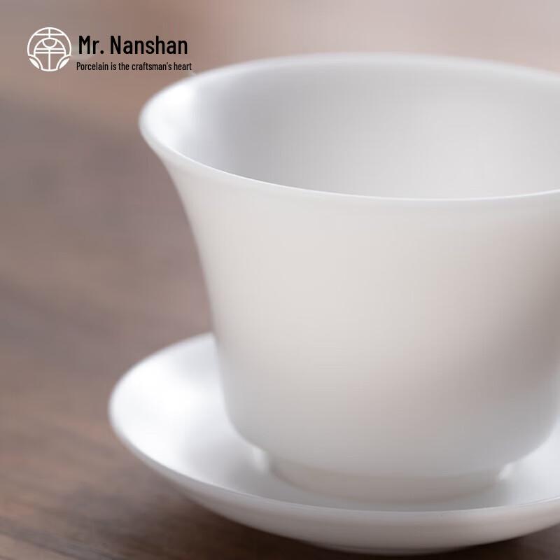 Mr. Nanshan Large Ice Jade Porcelain Gaiwan