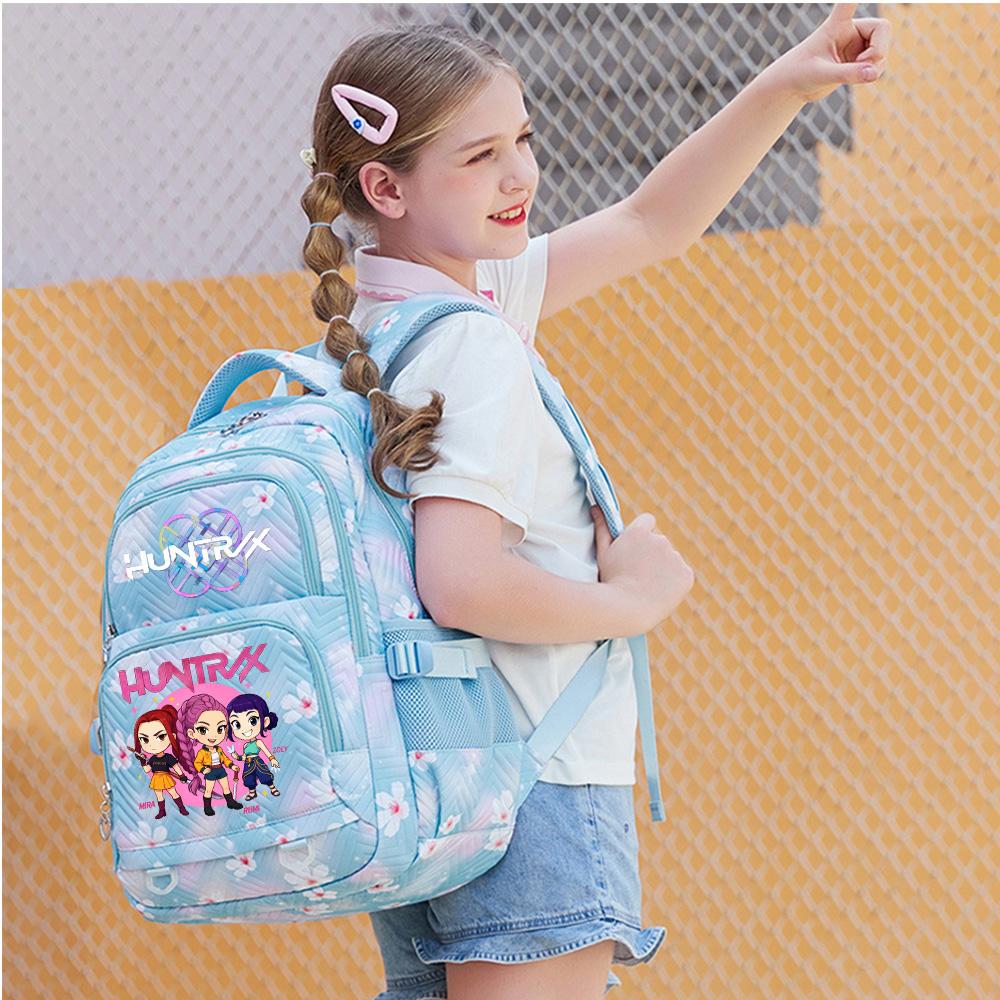 Ainme K-Pop Printed Backpack Student Teenager Bookbag for Boy Girl Schoolbag Kid Gift Women Large Capacity Waterproof Travel Bag Rucksak