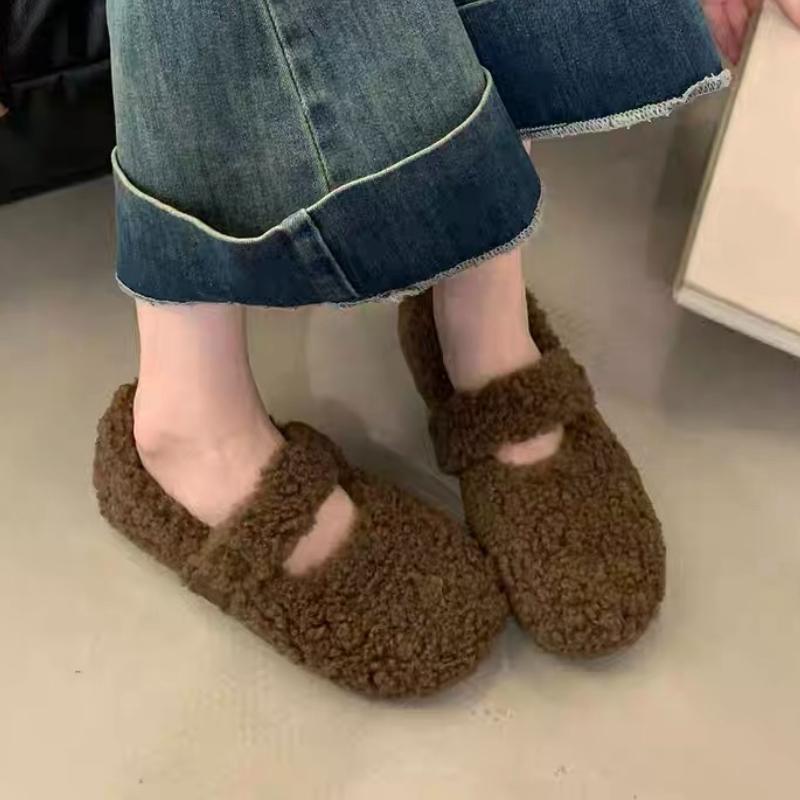 

Fashion Fur Women Shoes Fashion New Suede Loafers Casual 2025 Fashion Sport Shoes Short Plush Woman Sneakers Winter Cozy Mujer Zapatos 40 кофейный