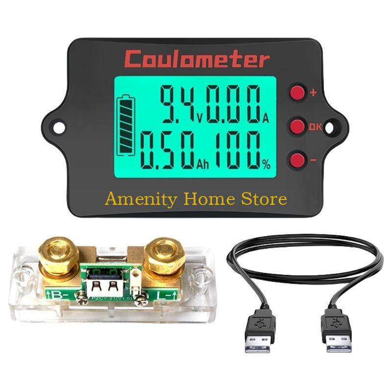 F26C LCD Display Multimeter Energy Data Storage for Current Power Monitoring