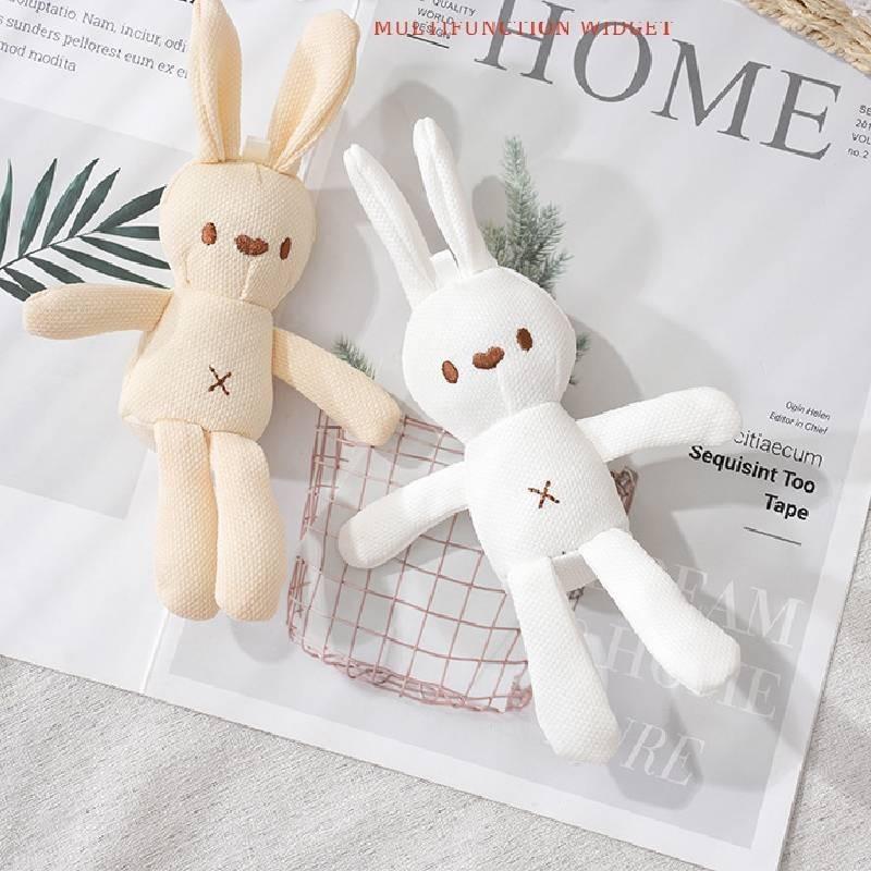 Adorable Corn Rabbit Plush Toy With Soft Short Plush And Pp Cotton Filling 20cm
