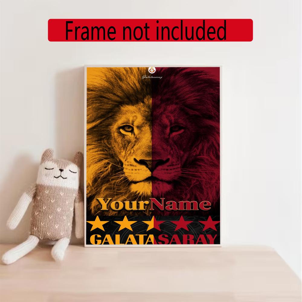 Galatasaray Personalized Text Diamond Painting Round Diamond Mosaic Rhinestones Diamond Embroidery Craft Kit Wall Decor Without Frame