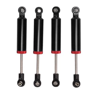 RC Shock Absorber Damper Internal Spring 100mm 4Pcs CSSCX10 1/10 RC Crawler Car (Svart)