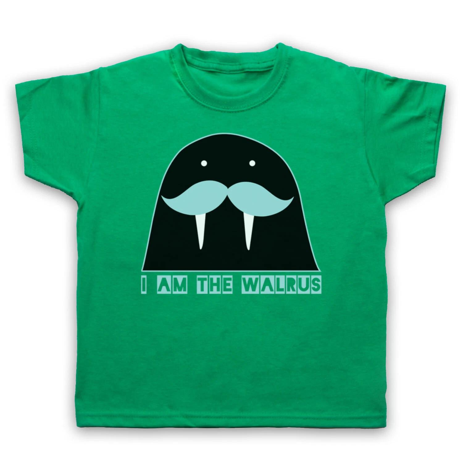 Я Морж НЕОФИЦИАЛЬНАЯ ДЖОН ЛЕННОН GOO GA JOOB ДЕТСКАЯ ДЕТСКАЯ Футболка 100