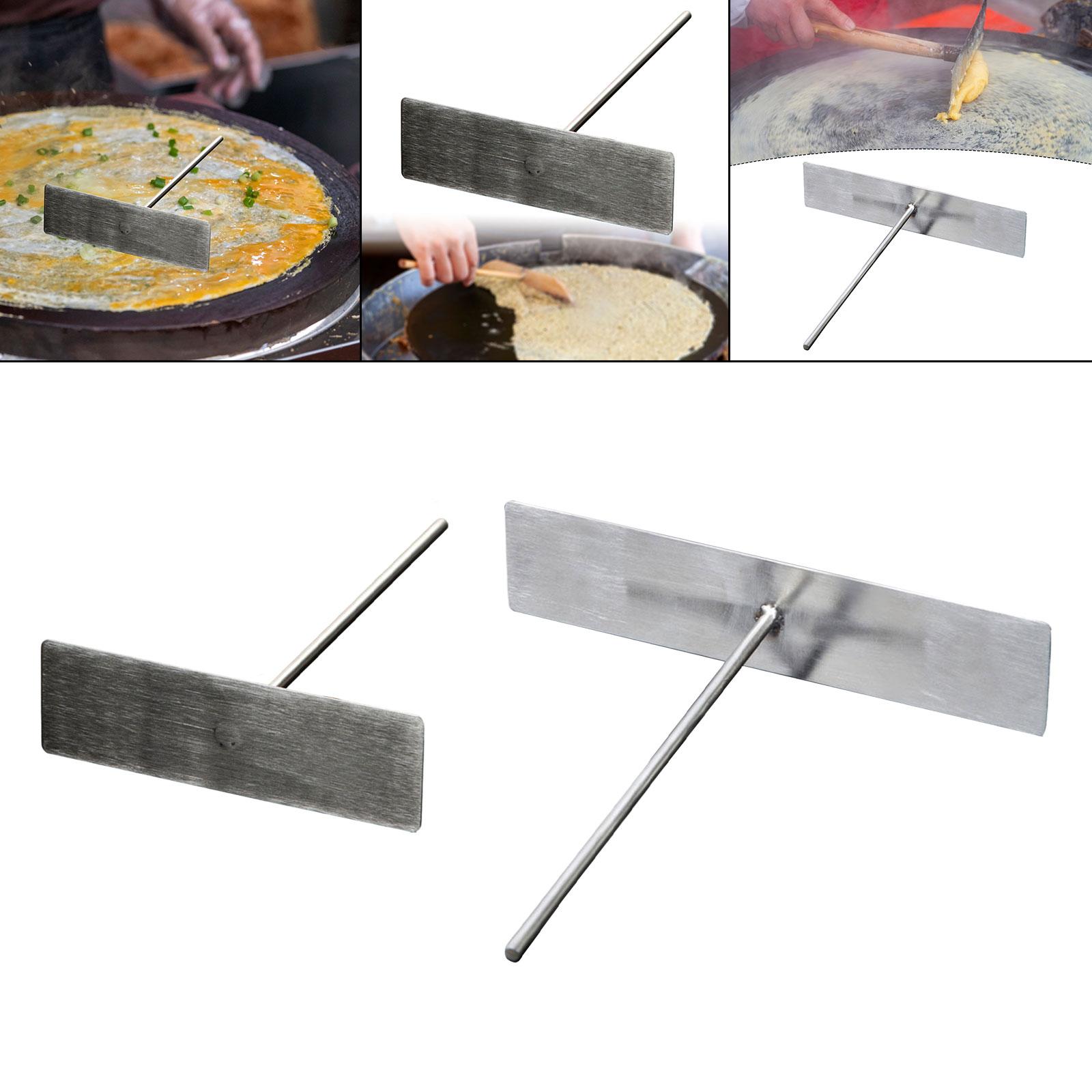 

Stainless Steel Crepe Spreader Pancake Tool Kitchen Household Multi Functional Cooking Utensils Restaurant Nonstick T Shaped small