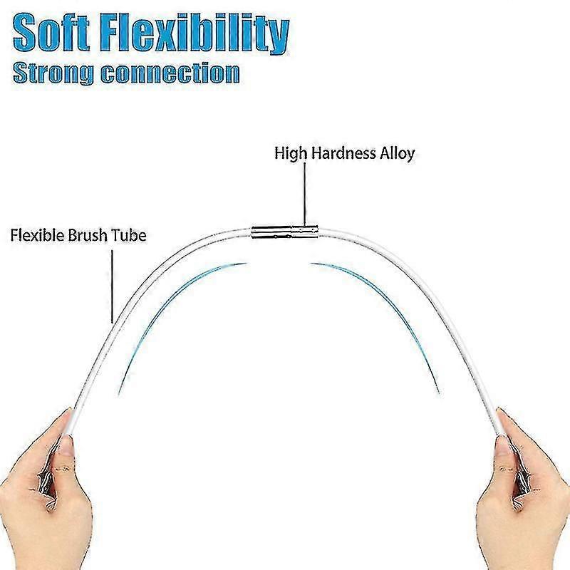 22 Pcs Chimney Cleaning Brush,duct Vent Cleaning Set with 18 Nylon Rods,for Fireplace/dryer Vent /s