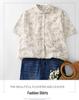 New Summer Style Yuanbao Collar Loose Printed Women's Lapel Shirt