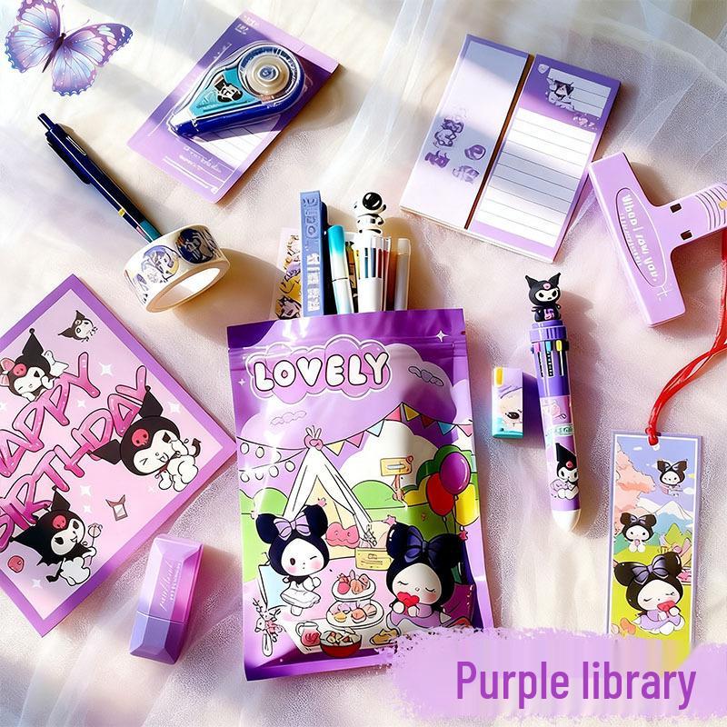 

2026 Cartoon Stationery Blind Bag Set for Gifts, Prizes, and Event Souvenirs Kumi Mi [15*20cm]