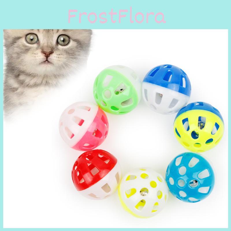 Cat Toy Ball With Bell And Hollow Structure For Interactive Play