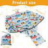 Karton-Stil Einkaufswagen Sitzbezug Wasserdicht Weich Bequem Baby Sicherheit Wagenabdeckung für Hochstühle Kleinkind Säugling Kinderwagen