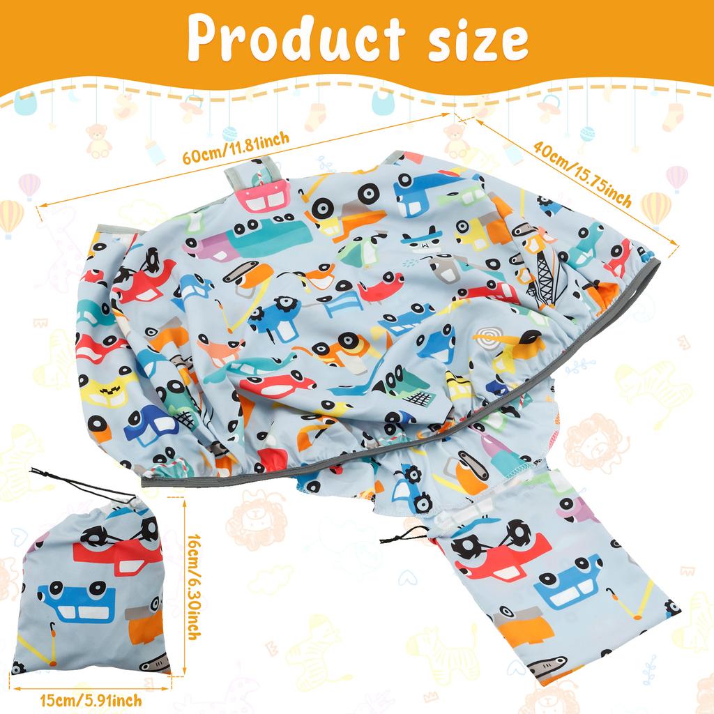 Karton-Stil Einkaufswagen Sitzbezug Wasserdicht Weich Bequem Baby Sicherheit Wagenabdeckung für Hochstühle Kleinkind Säugling Kinderwagen