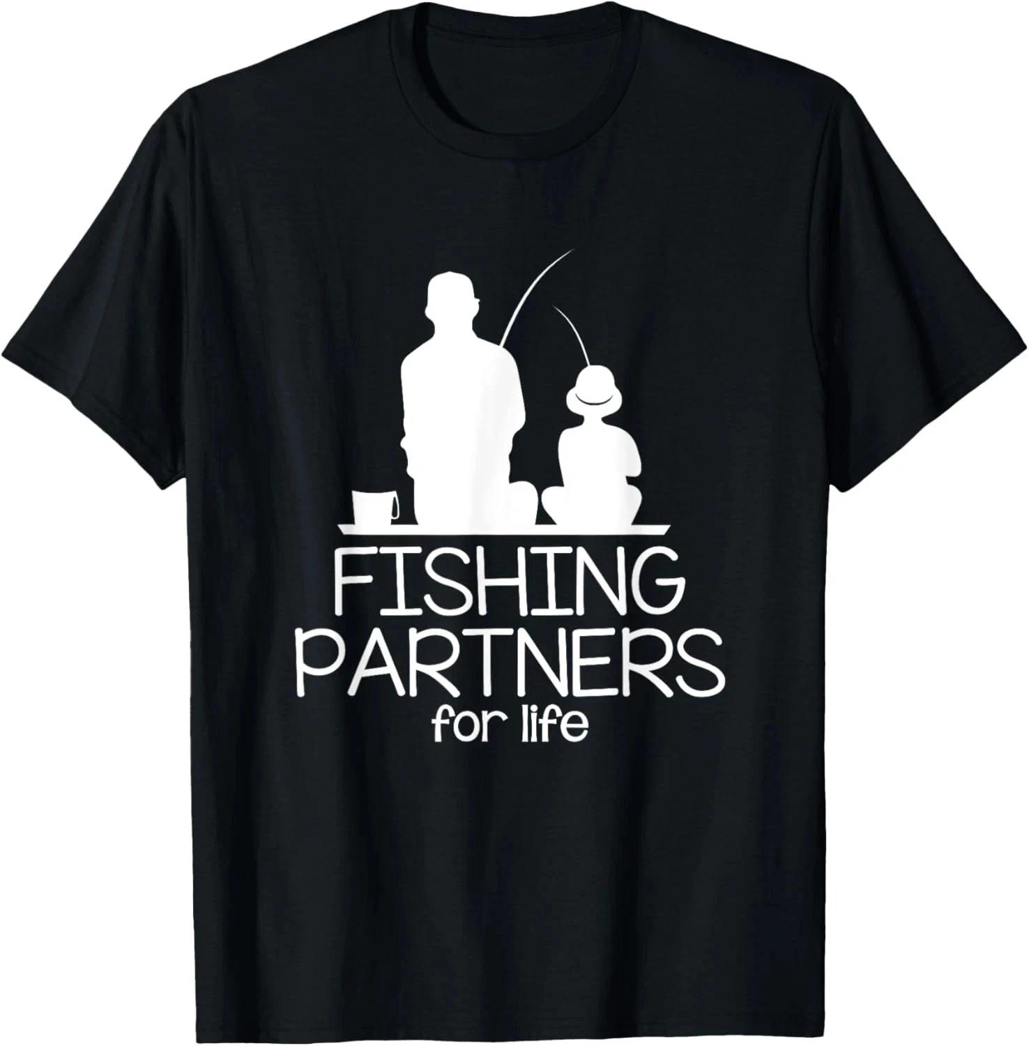 Fishing Partners For Life Father And Son Matching Outfits T-Shirt S