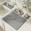 Water Absorbent Sink Mat PVC Countertop Protector Bathroom Kitchen